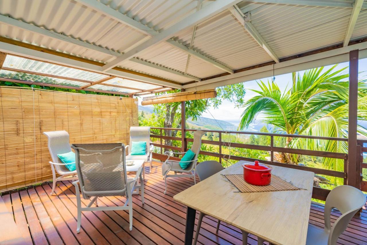 Bungalow Poerava Punaauia Ocean View Dış mekan fotoğraf