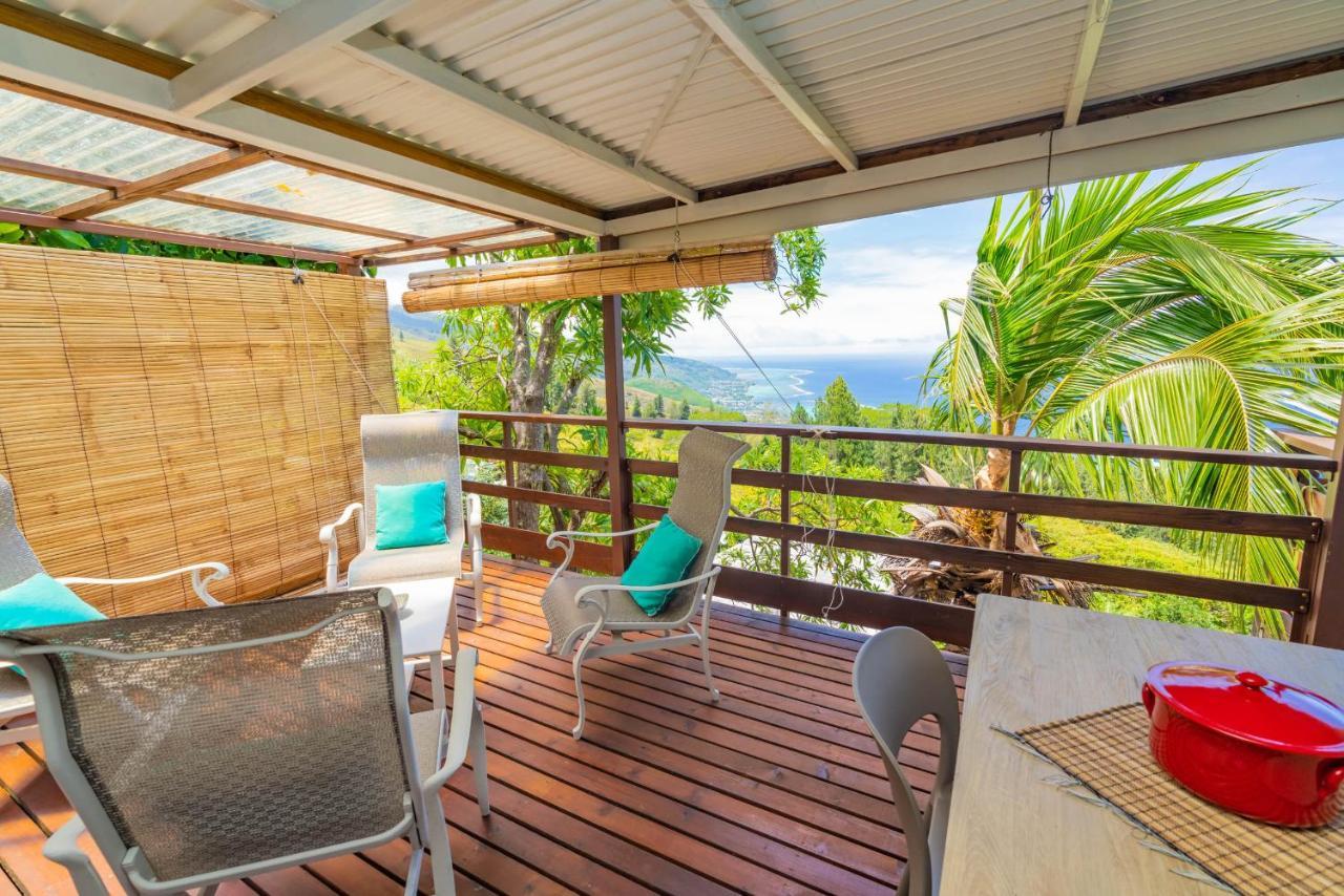 Bungalow Poerava Punaauia Ocean View Dış mekan fotoğraf