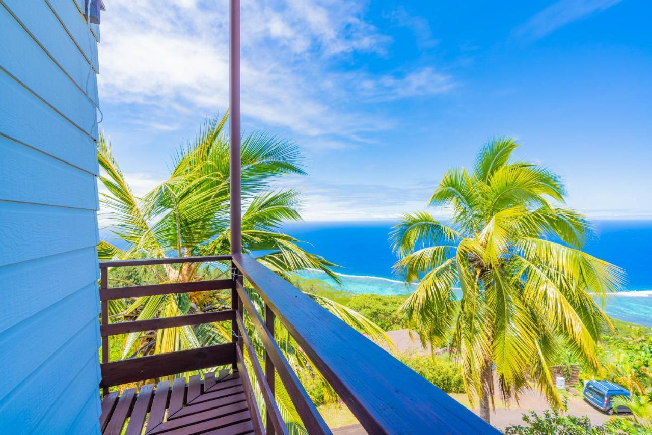 Bungalow Poerava Punaauia Ocean View Dış mekan fotoğraf